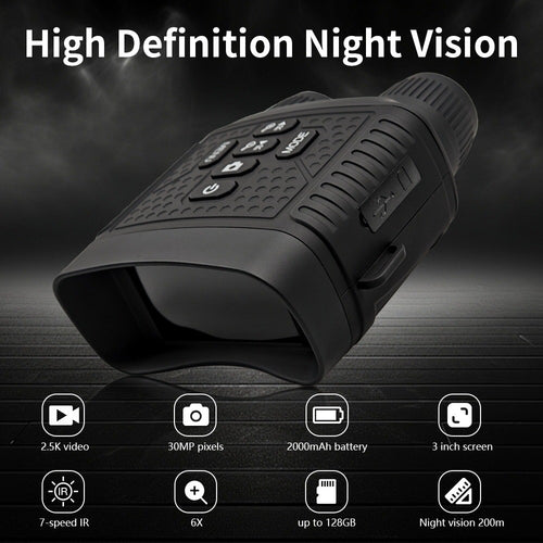 NightEdge™ - Infrared Night Vision 2.5K 30MP Binoculars